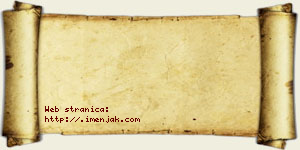 Nina Isaković vizit kartica